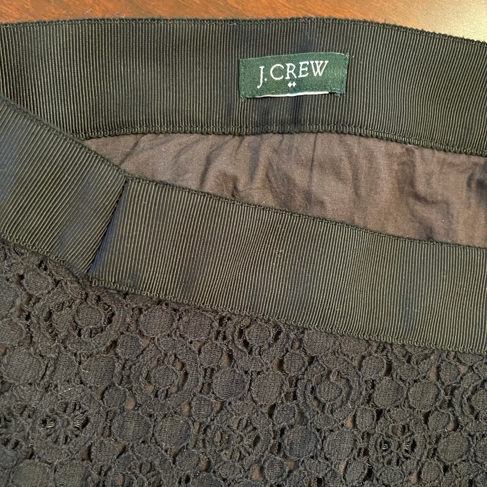 J. Crew Lace Mini-Skirt